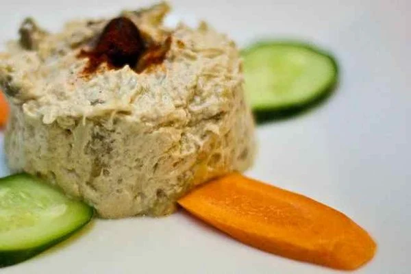 Babaganoush — smoked eggplant