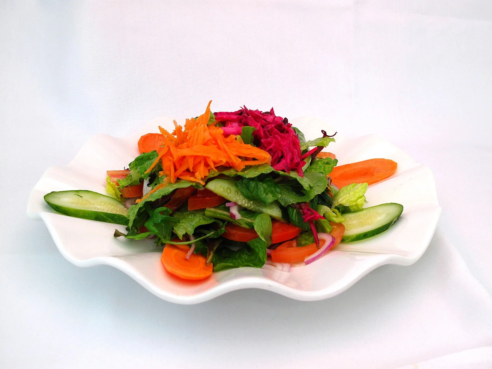 Shepherd's salad — tomato, cucumber, parsley